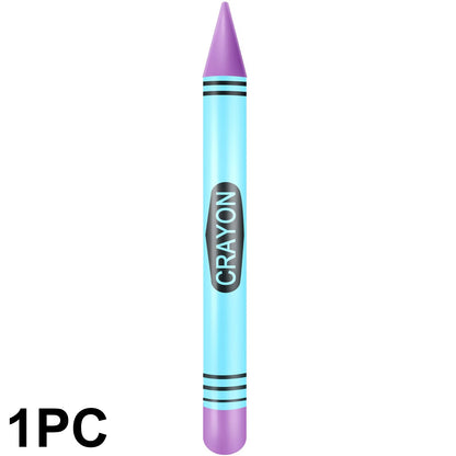 Jumbo Inflatable Crayon Balloon Neon Back to School Party Decoration First Day Of School Classroom Supplies - 1PC-BP