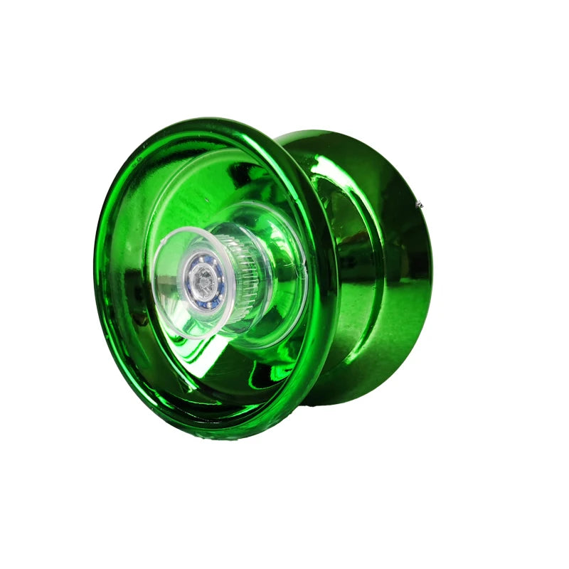 Children Beginners Professional Aluminum Metal Yoyo Ball, Competitive Yoyoball, Adult Kids Yoyoyoball with Accessories - gree