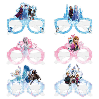 Frozens Princess Party Favors Includes Slap Bracelets Stickers Blowouts Gifts Bag for Girls Anna Elsa Birthday Party Decor Gi