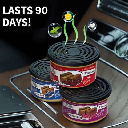 Car Air Fresheners Perfume Car Odor Eliminator Canned Wood Block Long-Lasting Auto Aromatherapy Home Wardrobe Deodorant Suppl