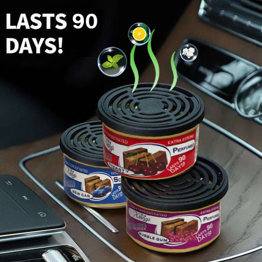 Car Air Fresheners Perfume Car Odor Eliminator Canned Wood Block Long-Lasting Auto Aromatherapy Home Wardrobe Deodorant Suppl