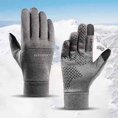 Winter Warm Gloves Touch Screen Windproof Non Slip Cold-proof Cycling Gloves Outdoor Men's Women's Running Hiking Skiing Glov