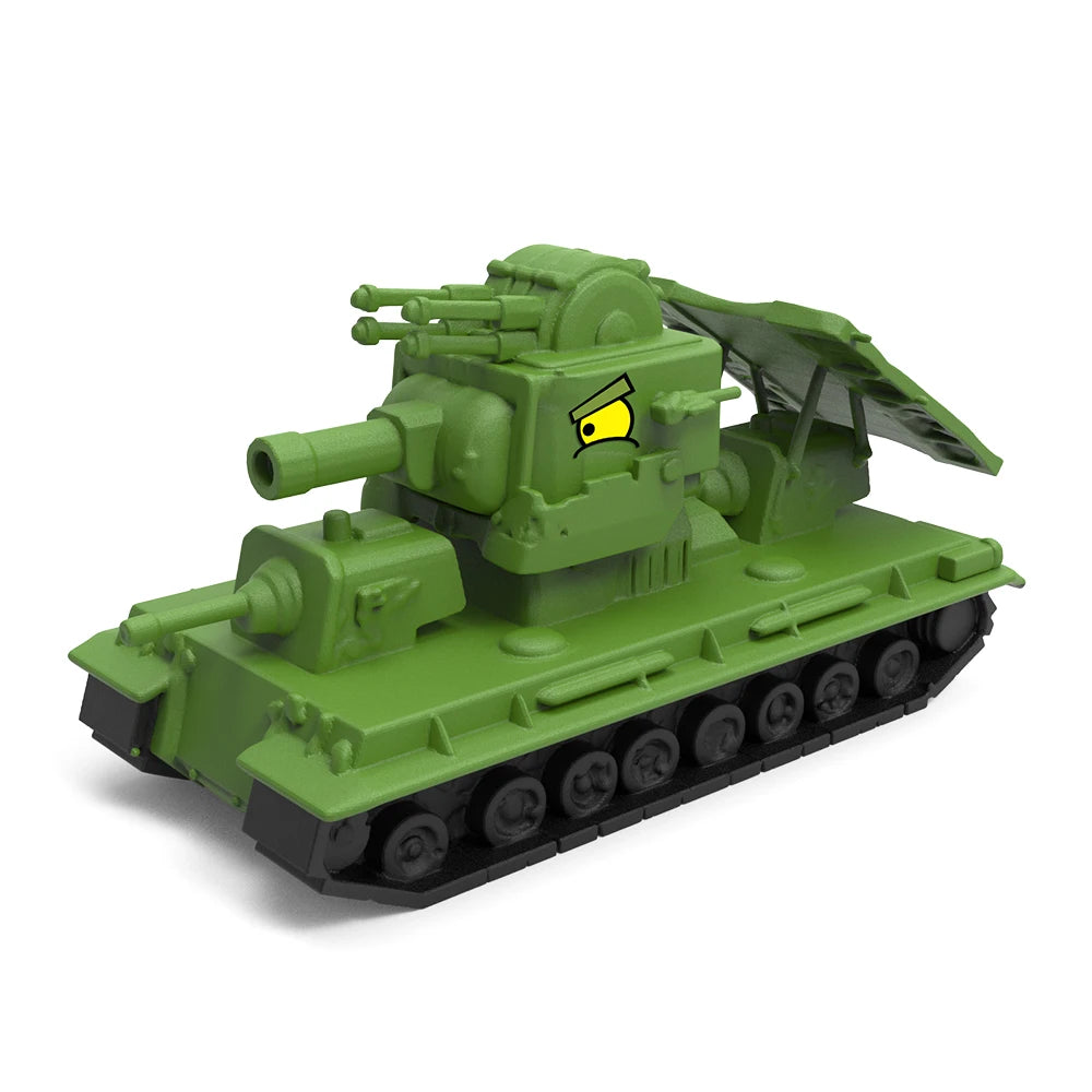 Military Tank Half Tracked Armor Vehicle 3D Printed Action Figure Model Creative Toy for Birthday Christmas Collectible Gift