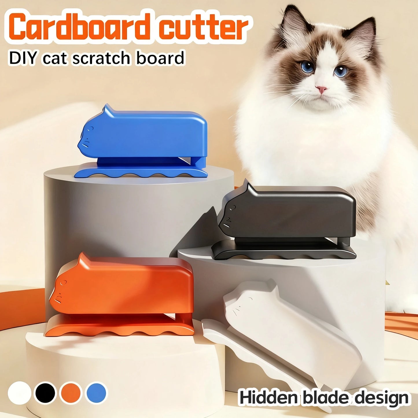 Homemade corrugated cardboard cutter, suitable for making cat scratching boards and DIY plastic crafts.