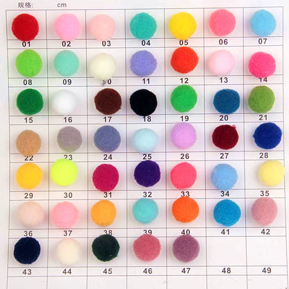 Pompon Balls 8mm 10mm 15mm 20mm 25mm 30mm Fluffy Pompoms Crafts Pompom Diy Handmade Kids Toy Wedding Decoration Craft Supplie
