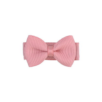 1.2 Inches Solid Colors Mini Hair Bows With Clip For Kids Girls Hairgrips Ribbon Covered Safety Bows Headwear Hair Accessorie
