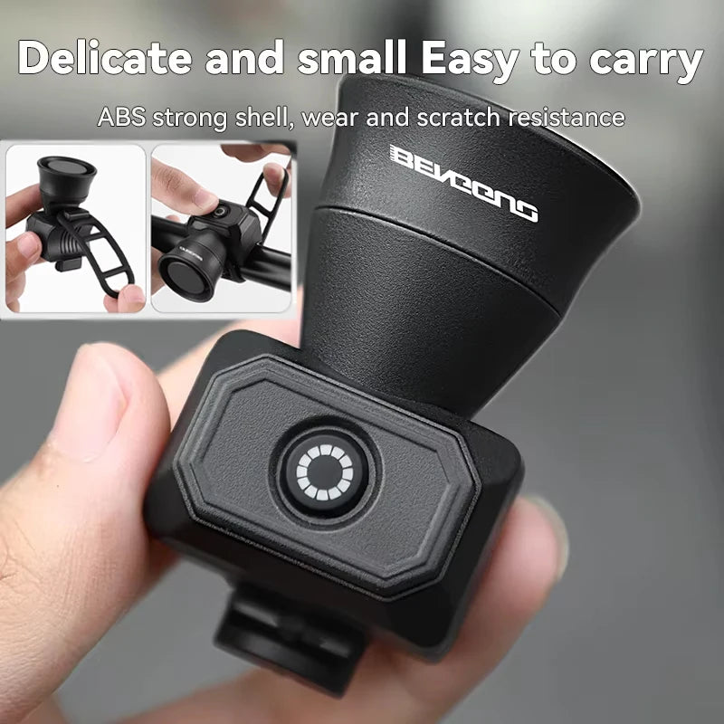 IP4X Waterproof Bicycle Mountain Bike Horn 120 db Battery/Charging Bike Bell Children's Scooter Baby Stroller Balance Car Hor