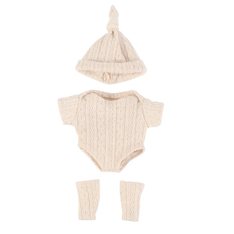 20cm Baby Dolls Clothes for DIY Toy Doll Accessories Suitable For 8inch Doll Sweater Jumpsuit Reborn Doll Clothes Accessories