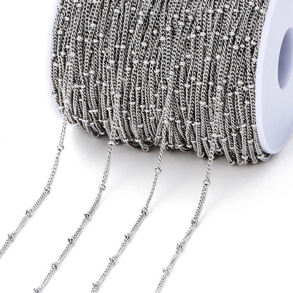 2Meters/Lot Stainless Steel Chains Gold Color Chain for Jewelry Making DIY Necklace Bracelet Accessories Lips Beads Beaded Ch