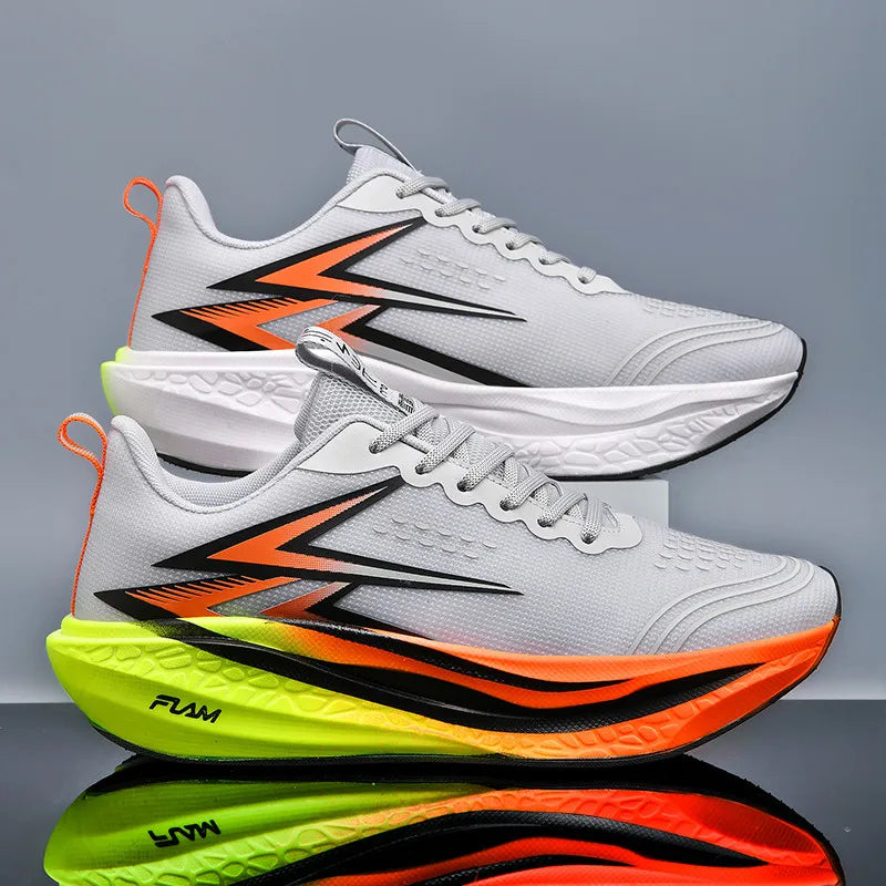 Running Shoes Speciality Marathon Men Sports Breathable Lightweight Carbon Board Women's Comfortable Athletic Nonskid Sneaker