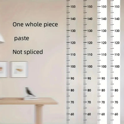 2m Wall Height Measurement Card - Easy-to-Read Durable PC Material Writeable & Removable Ideal for Room Decor Wall Decoration