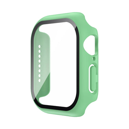 Tempered Glass+Case For Apple Watch 38mm 40mm 41mm 42mm 44mm 45mm 46mm Screen Protector Protective Cover iWatch 10 8 7 9 6 SE