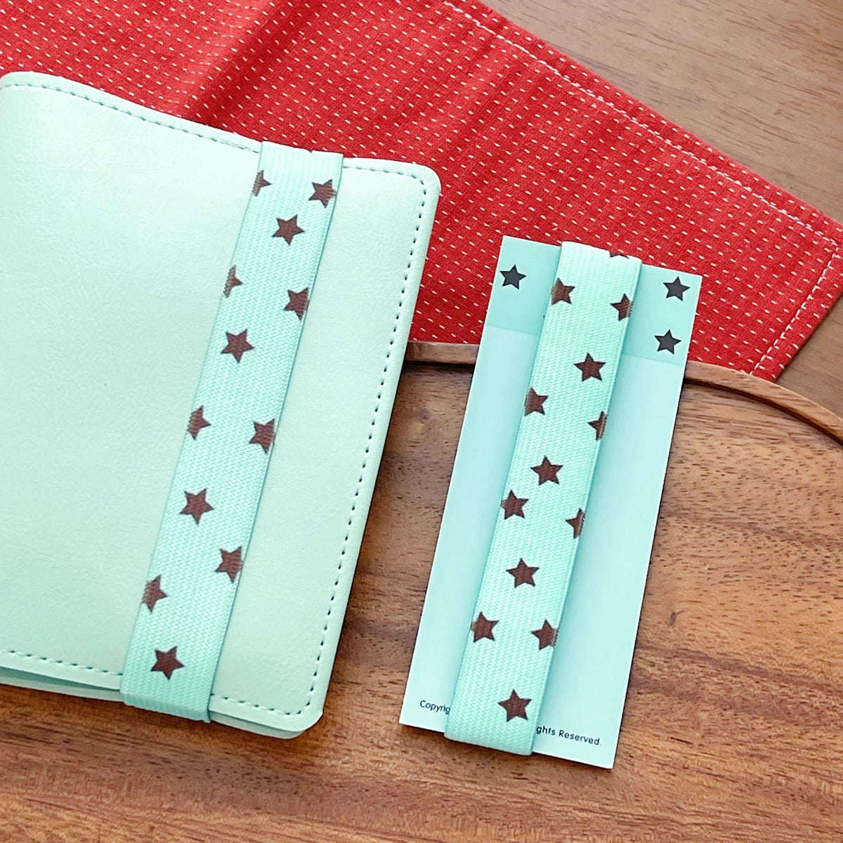 Elastic Strap for A7 M5 Planner Notebook Cute Star Decoration INS Style Storage Accessory Kawaii Straps for Scrapbooking