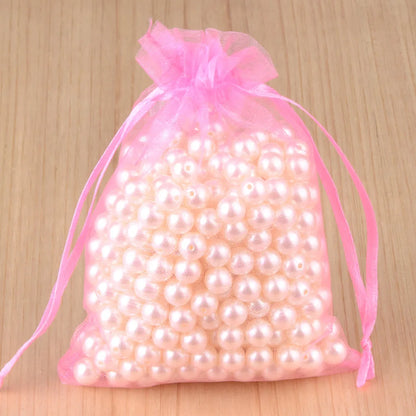 100pcs 24 Colors Jewelry Packaging Bag 5*7 7*9 9*12 10*15cm Organza Bags Gift Storage Wedding Drawstring Pouches Wholesales -