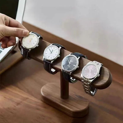 Walnut Color Watch Bracket Display Holder Jewelry Bracket Chain Anklets Hanger Stand Racks Organizer For Counter Shows, 1PCS