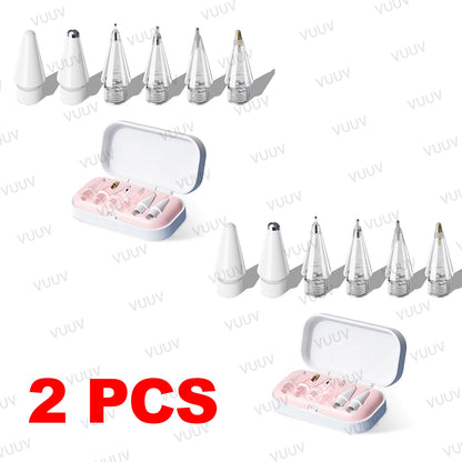4 / 6 Pcs Replacement Pencil Tips For Apple Pencil Pro/2nd Gen/1st Gen/USB-C, Upgraded iPad Pen Tips With Storage Case