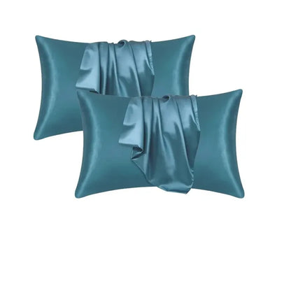 100% Silk Pillowcase Pillow Cover Silky Satin Hair Beauty Pillowcase Comfortable Pillow Case Home Decor Pillow Covers. - 2pcs