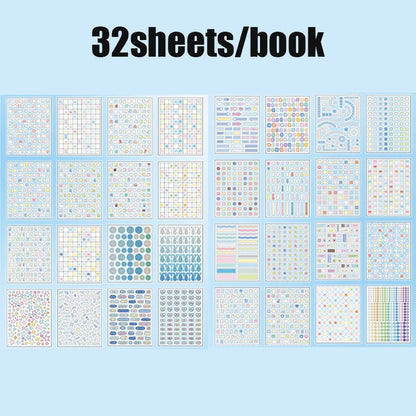 Mr Paper,kawaii Mini Deco Sticker Book scrapbooking stickers stickers aesthetic cheap stationery supplies journaling statione