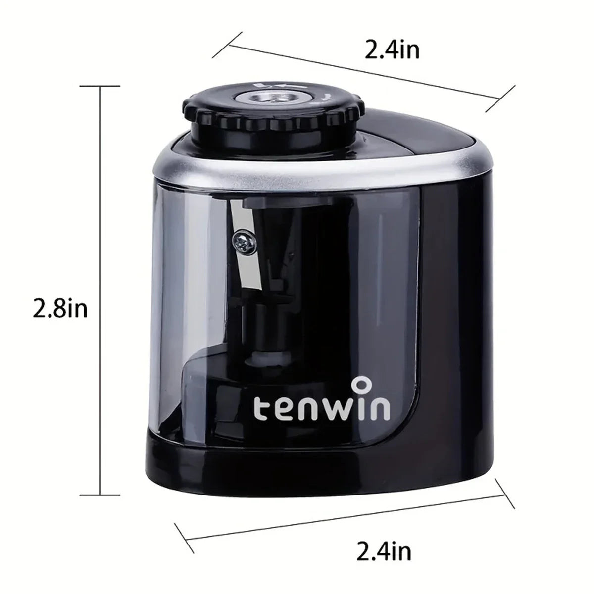 Electric Sharpener Assembly Desktop Automatic Pencil Sharpener Suitable To Pencils (6-8mm) for Students School Office Station