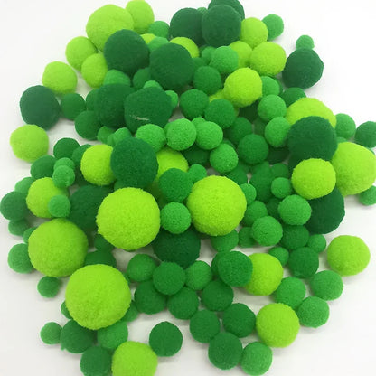 8-30mm Pom poms Multi-Colored Pompoms Soft Fluffy Puff Pompom Balls for Kid DIY Creative Craft Wedding Decor Sewing Supplies 