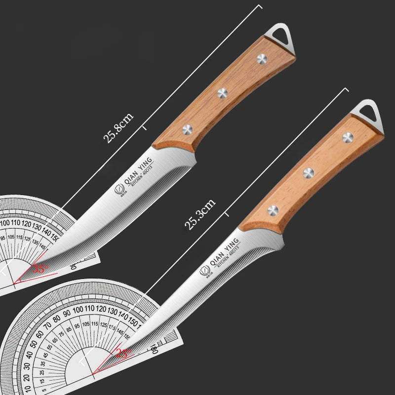 Boning Knife Household Sharp Stainless Steel Slaughter Knife Fruit Knife Sheep Skin Slicing and Peeling Knife Slaughter Knife
