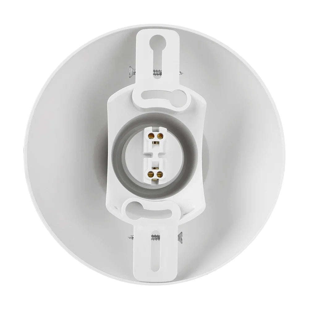 DIY E27 LED Light Bulb Holder Round Socket Base，850°fireproog Hanging Lamp Socket Base Industrial Ceiling Wall Light Base Hol