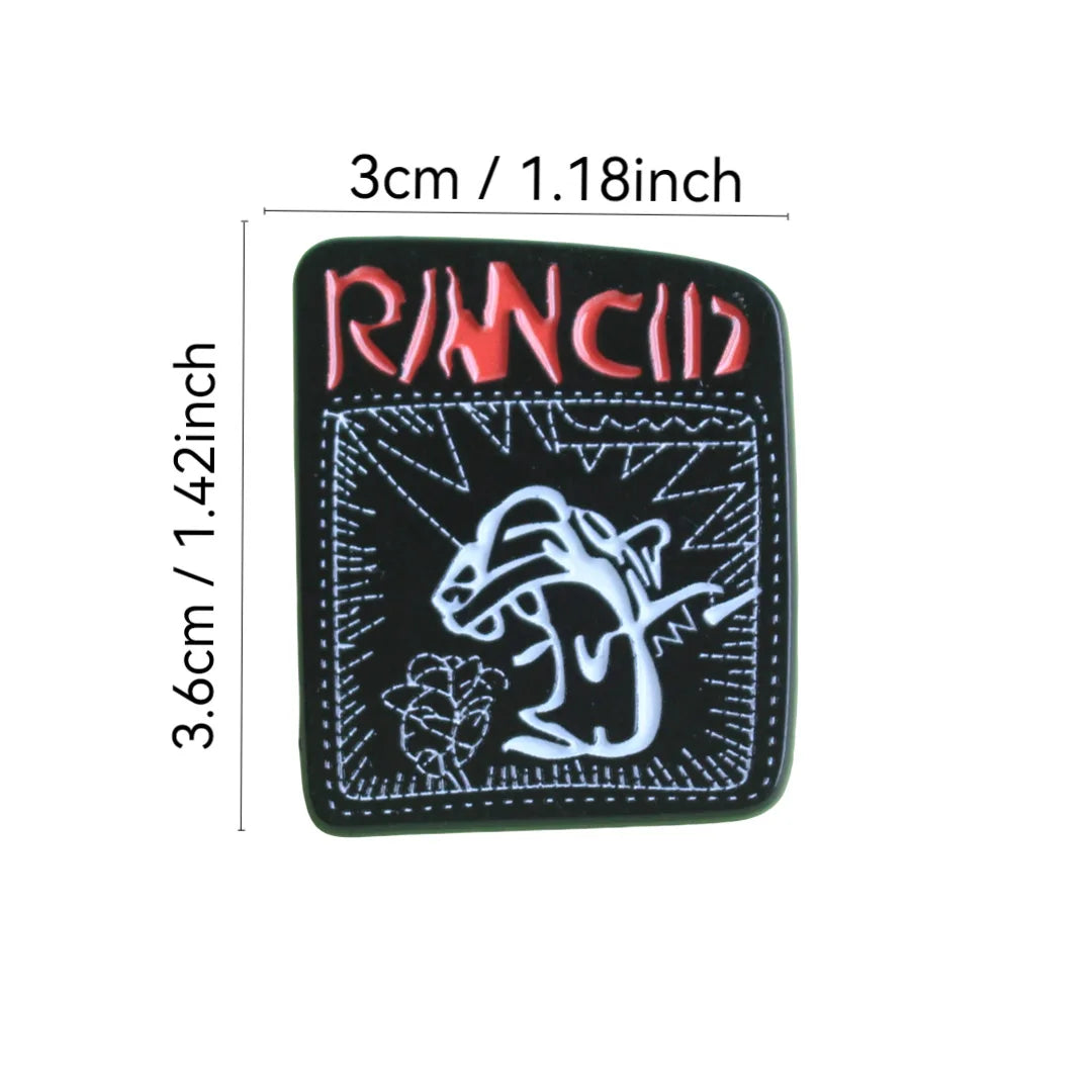 Vintage Rock Band Logo Enamel Pin Pack Classic Music Lapel Brooches for Fans - S4