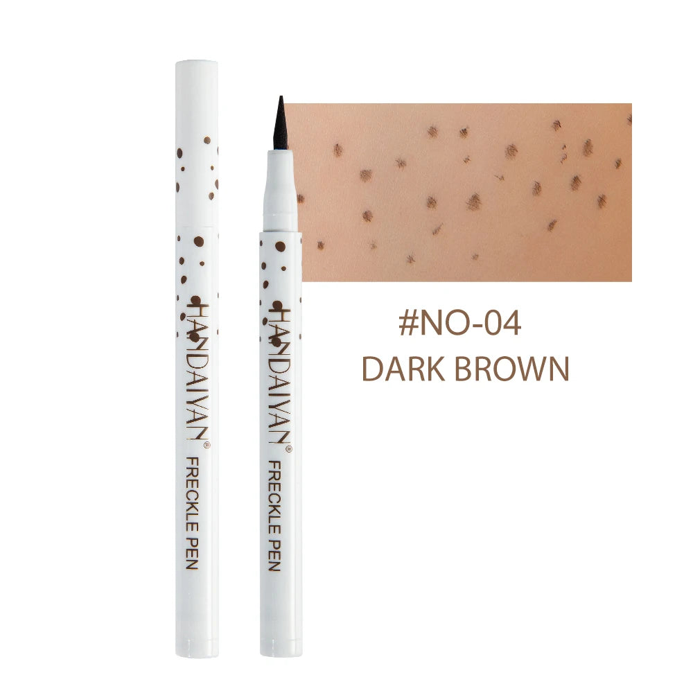 HANDAIYAN Natural Fake Freckle Pen Quick-Drying Waterproof Spot Pencil Makeup Tool for Facial Lifelike Fake Freckles Cosmetic