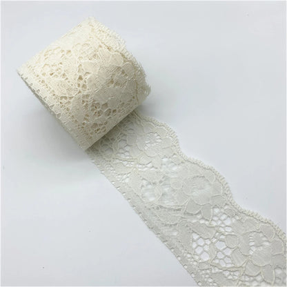 5yards/Lot 60mm Lace Ribbon Handicrafts Embroidered Net Lace Fabric Trim For Sewing Fabric Lace Ribbon Skirt Accessories - 14