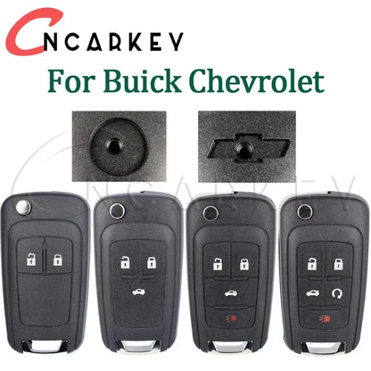 For Buick Chevrolet Cruze Epica Lova Camaro Impala Aveo Malibu Sail Orlando Trax Spark Remote Key Shell 2345Buttons Car Key C