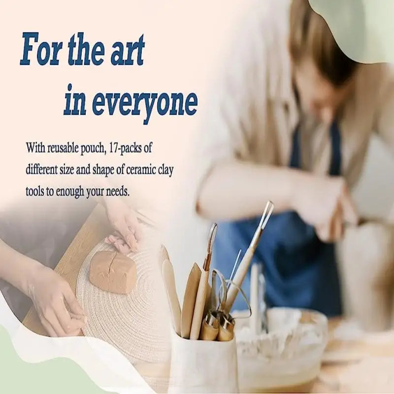 Pottery Clay Sculpting Tools Kit 8-61 Pcs/Set, Ceramic Wax Clays Carving Tools for Art Craft Pottery Sculpting Modeling Tool 