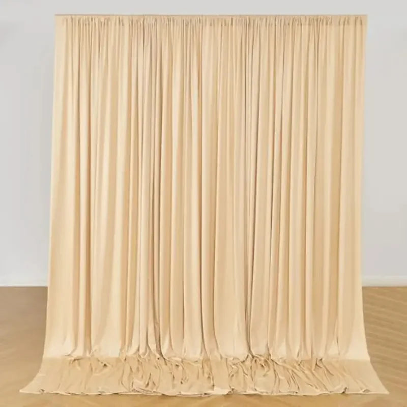 1Pcs Wrinkle Free Backdrop Curtain for Wedding Bridal Baby Shower Photo Stage Background Drapes Fabric Birthday Party Decorat
