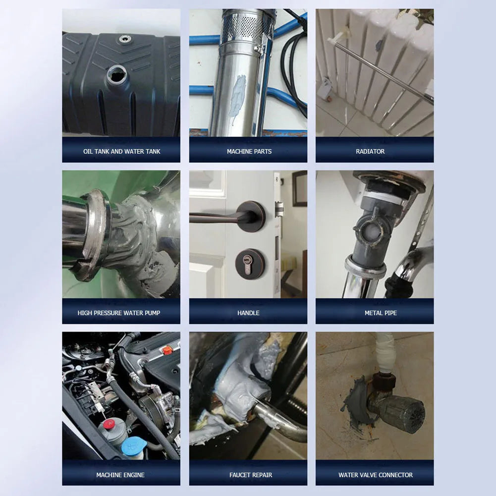 Cold Welding Glue Metal Repair Glue Heat-resistant AB Sealant High-strength Magic Plastic Repair Casting Adhesive Epoxy Resin