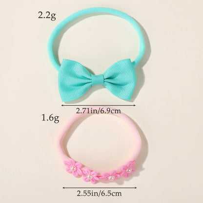 15Pcs/Set Cute Soft Bowknot Headband for Baby Girls Elastic Flower Bows Hairband Infant Toddler Kids Headwear Hair Accessorie