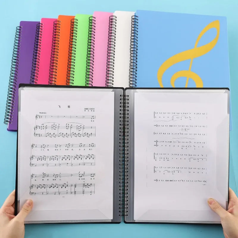 New 20/30 Pages Multi-layer Music Folder File Plastic Budget Binder Filing Products Documents Bag A4 Piano Book Desk Organize
