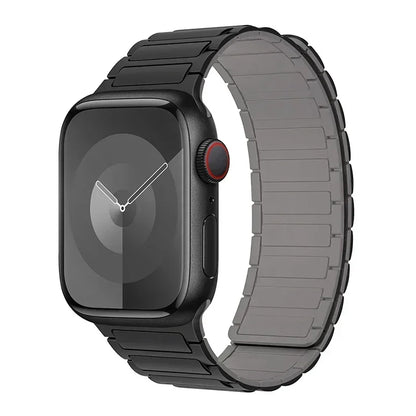 Magnetic Loop for Apple Watch Bands 44mm 40mm 49mm 45mm 41mm 38mm Silicone Bracelet iWatch Series 9 8 7 6 5 4 3 Se ultra 2 st