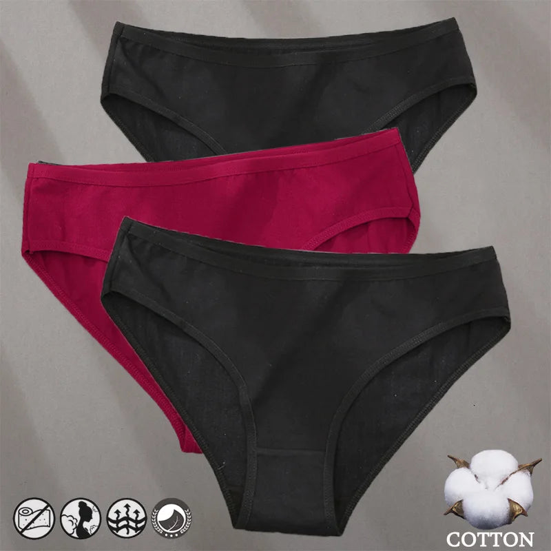 Cotton Panties Jacquard Design Pattern Women Panties Underwear Sexy Female Lingerie Briefs Solid Color Intimate Pantys for Wo