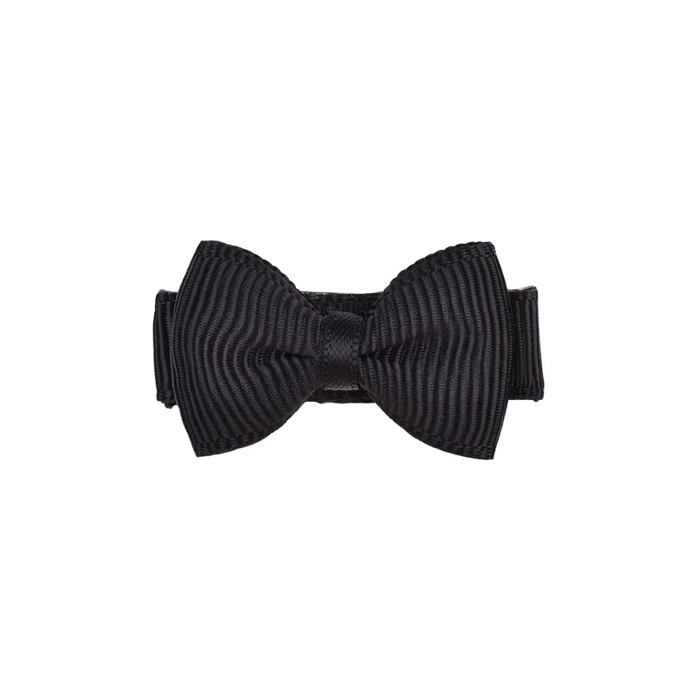 1.2 Inches Solid Colors Mini Hair Bows With Clip For Kids Girls Hairgrips Ribbon Covered Safety Bows Headwear Hair Accessorie