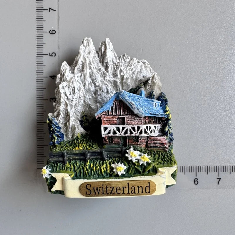 Switzerland Tourist Souvenir Fridge Magnets Jungfraujoc Luzern Zermatt Zermatt Geneva Bern Basel Interlaken Home Decor Sticke