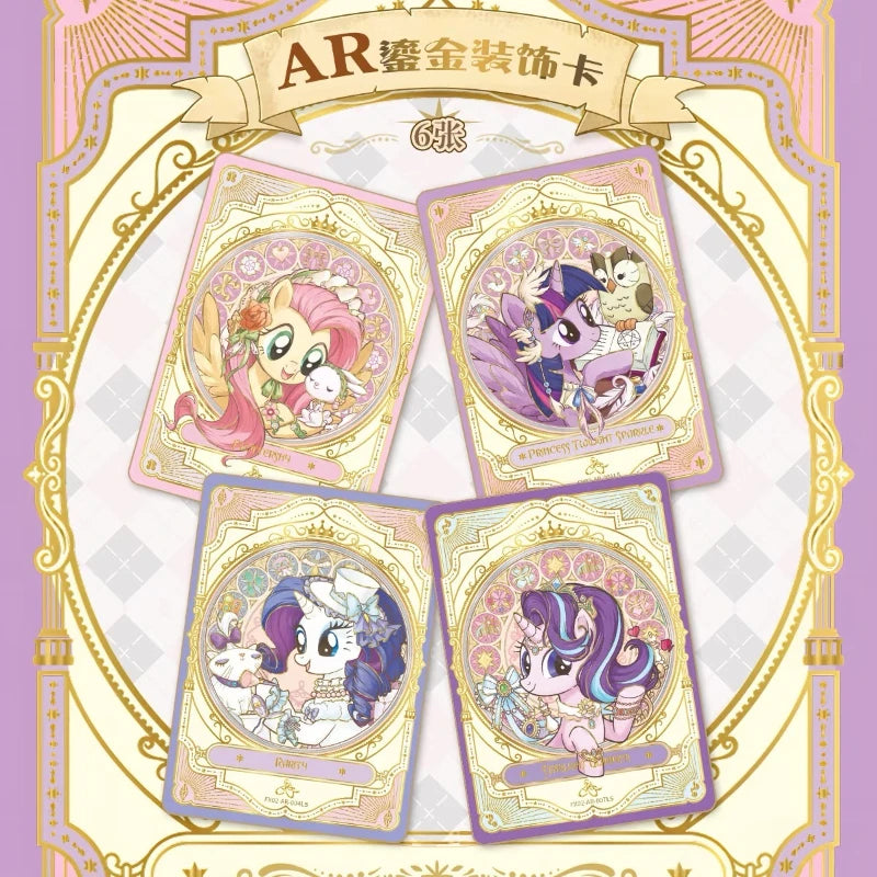 KAYOU Genuine My Little Pony Card Friendship Forever Cards Star Pack Gorgeous Gilded Princess Cards Collectible Card Toys Gif