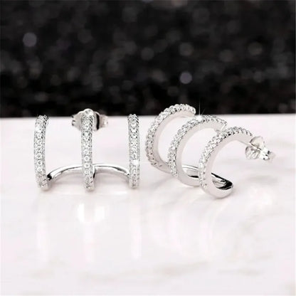 925 Sterling Silver Trendy Stud Earrings Climb Claw Shaped Ear Piercing Accessories Wedding Party Women Jewelry