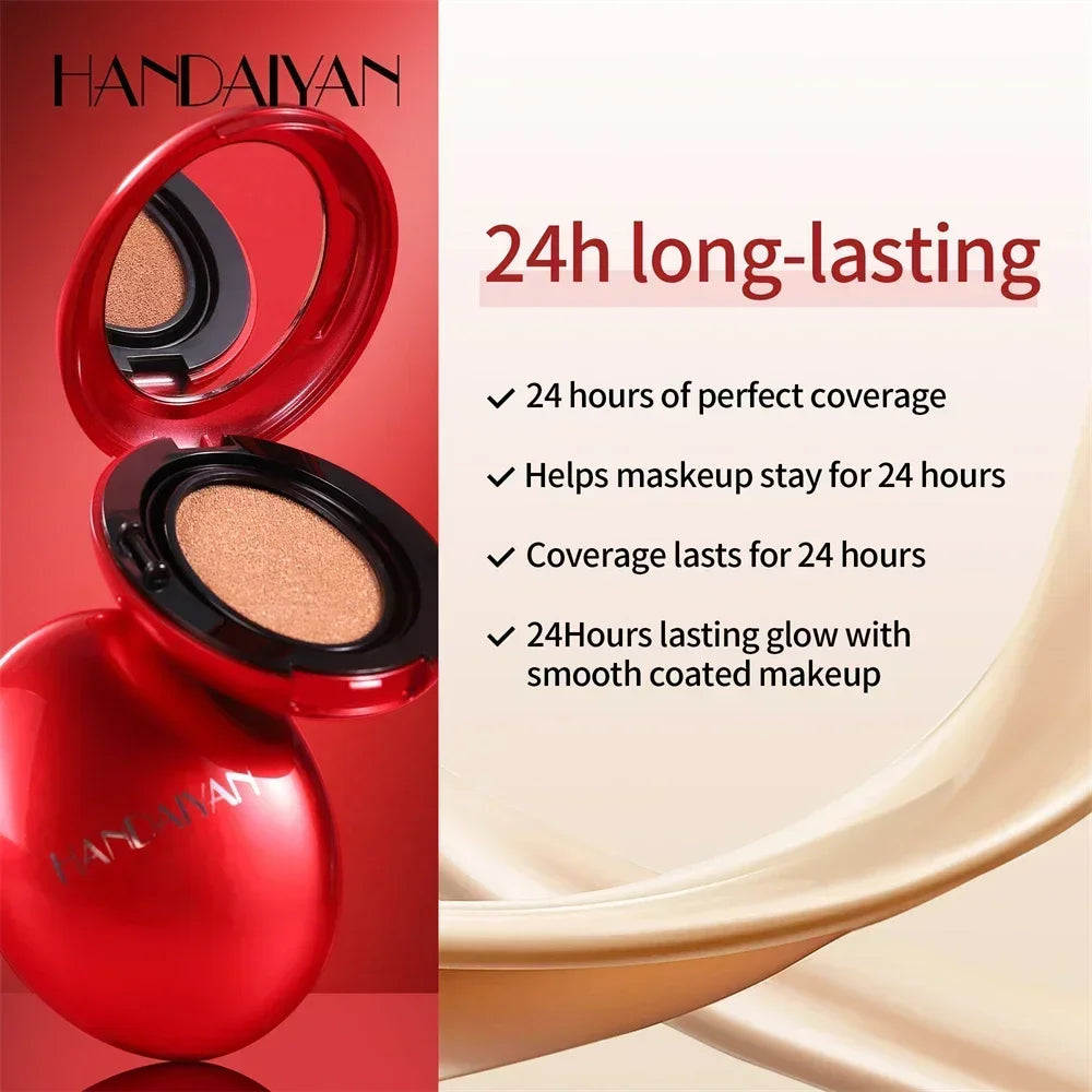 Air Cushion Foundation Light Natural Moisturizing Concealer Whitening Oil-control Women Base Long-lasting Makeup Korean Cosme