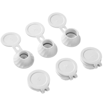 Bottle Emptying Caps, 3/6pcs Adapters Transfer Connector, 3 Sizes Inverted Caps Flipping Bottle, Inverted bottle cap Get Ever