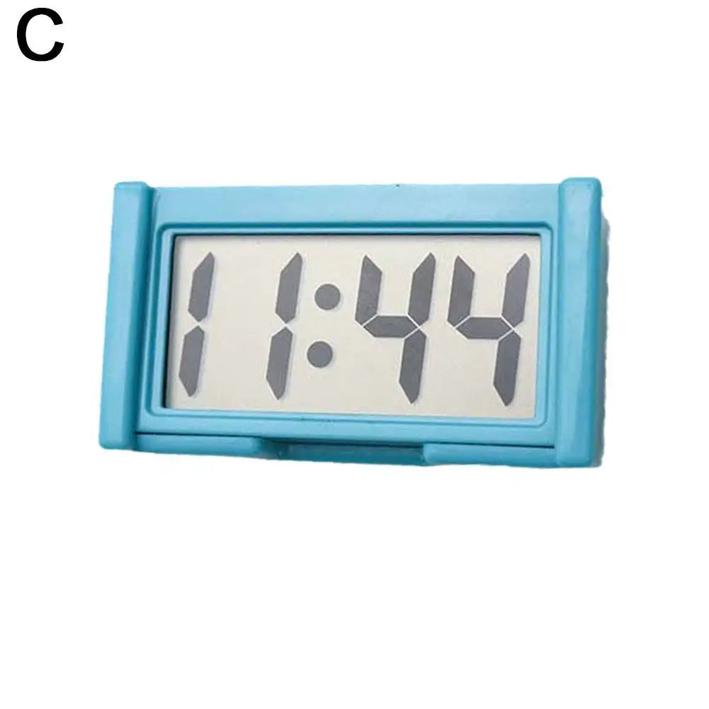 Car Electronic Clock Dashboard Time Electronic Digital Display Car Clock Self Adhesive Simple Digital Clock Car Accessories -