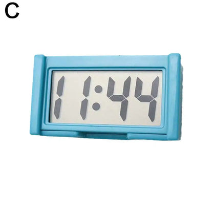 Car Electronic Clock Dashboard Time Electronic Digital Display Car Clock Self Adhesive Simple Digital Clock Car Accessories -