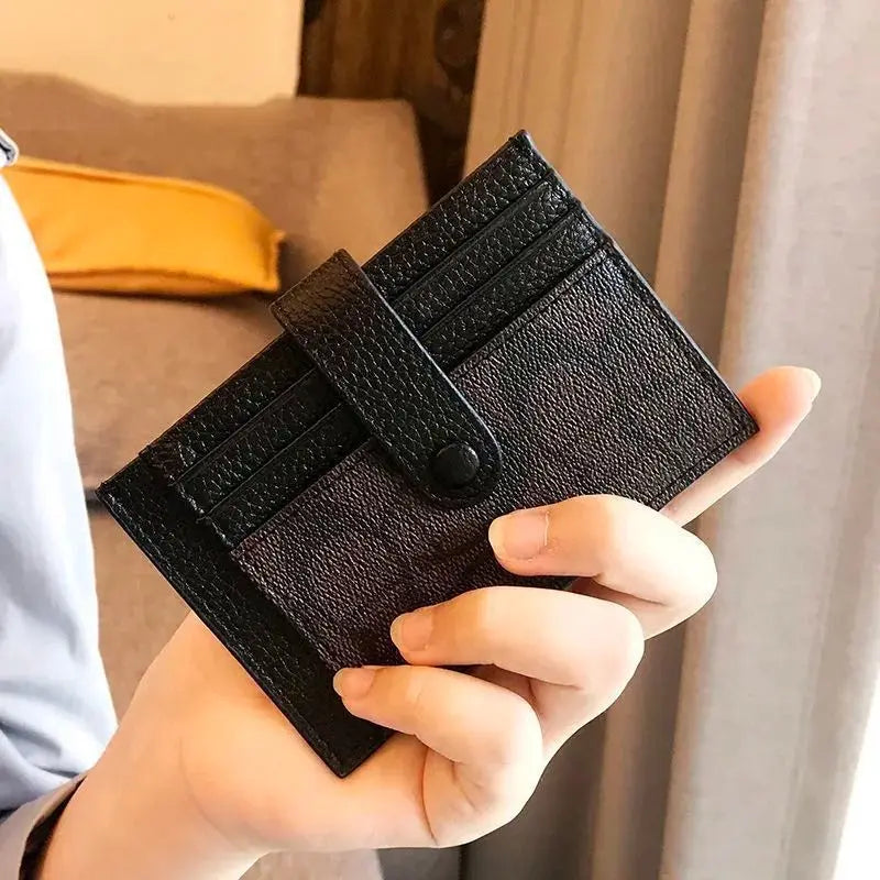 2026 New Monogram Ultra-thin Ins Style Card Holder Fashion Mini Short Envelope For Women Appliques ID Wallet Credit Card Purs