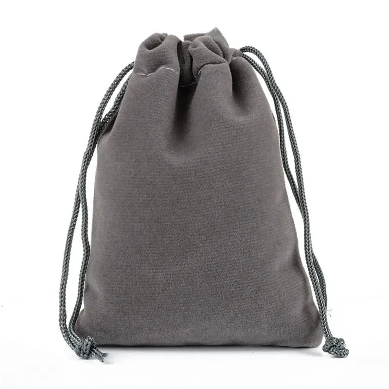 10/5/2PCS Velvet Drawstring Bags Satin Gift Bags Velvet Cloth Jewelry Pouches Wedding Favor Drawstring Bag Christmas Bag 5-5C