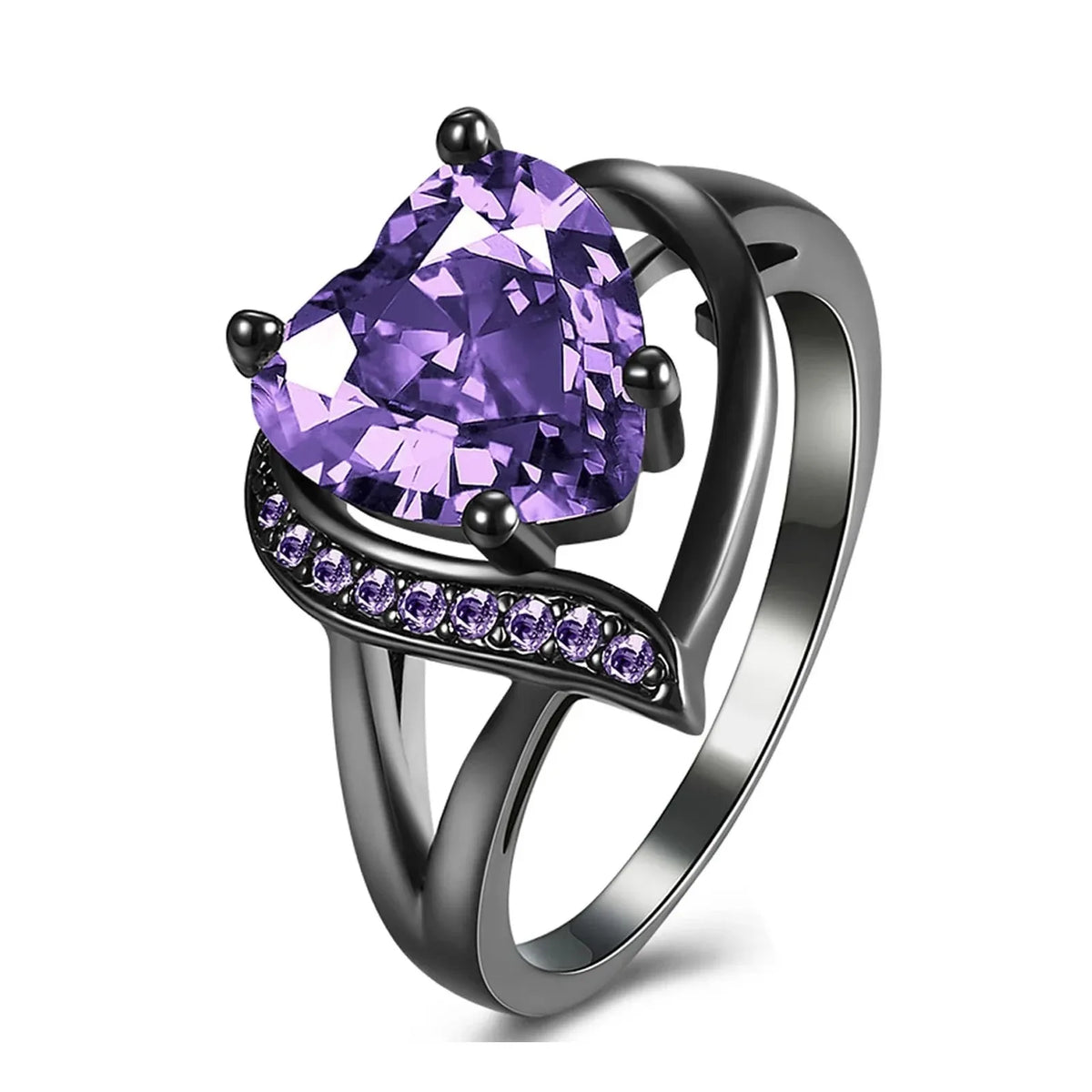 Charm Couple Rings Romantic Women Red Rhinestones Rings Set Trendy Men Stainless Steel Celtic Dragon Rings Wedding Band Jewel