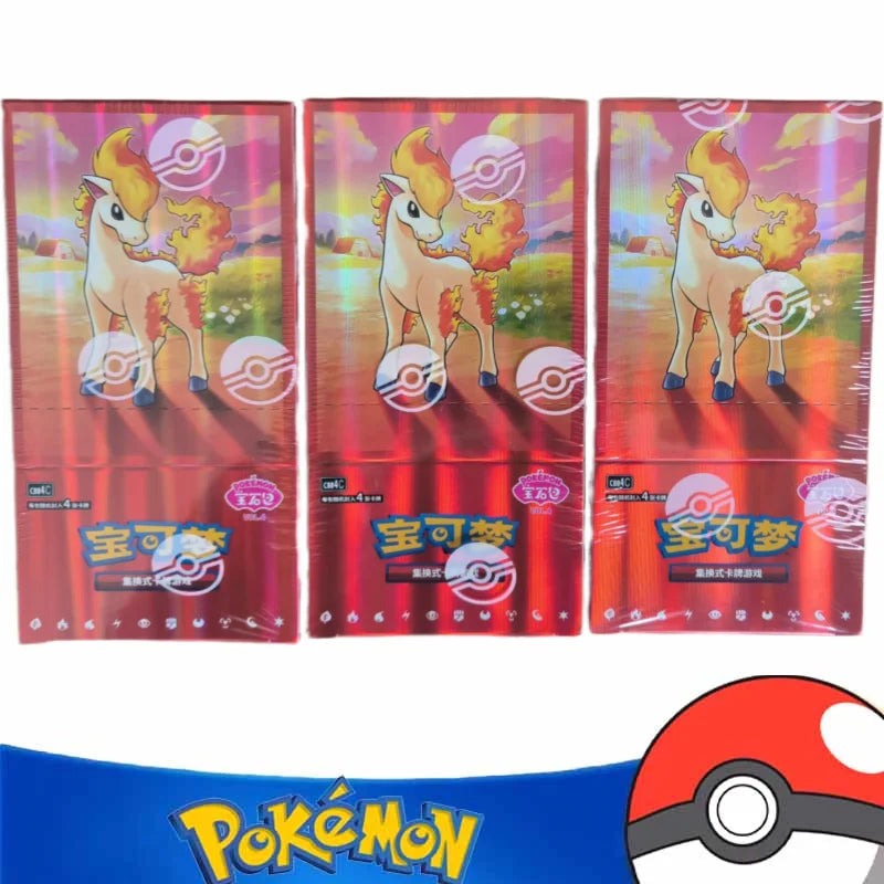 Pokemon Cards Genuine Original Trading PTCG Simplified Chinese Zhu&Purple Gem Bag VOL.4 Booster Pack Original Box Child Gift