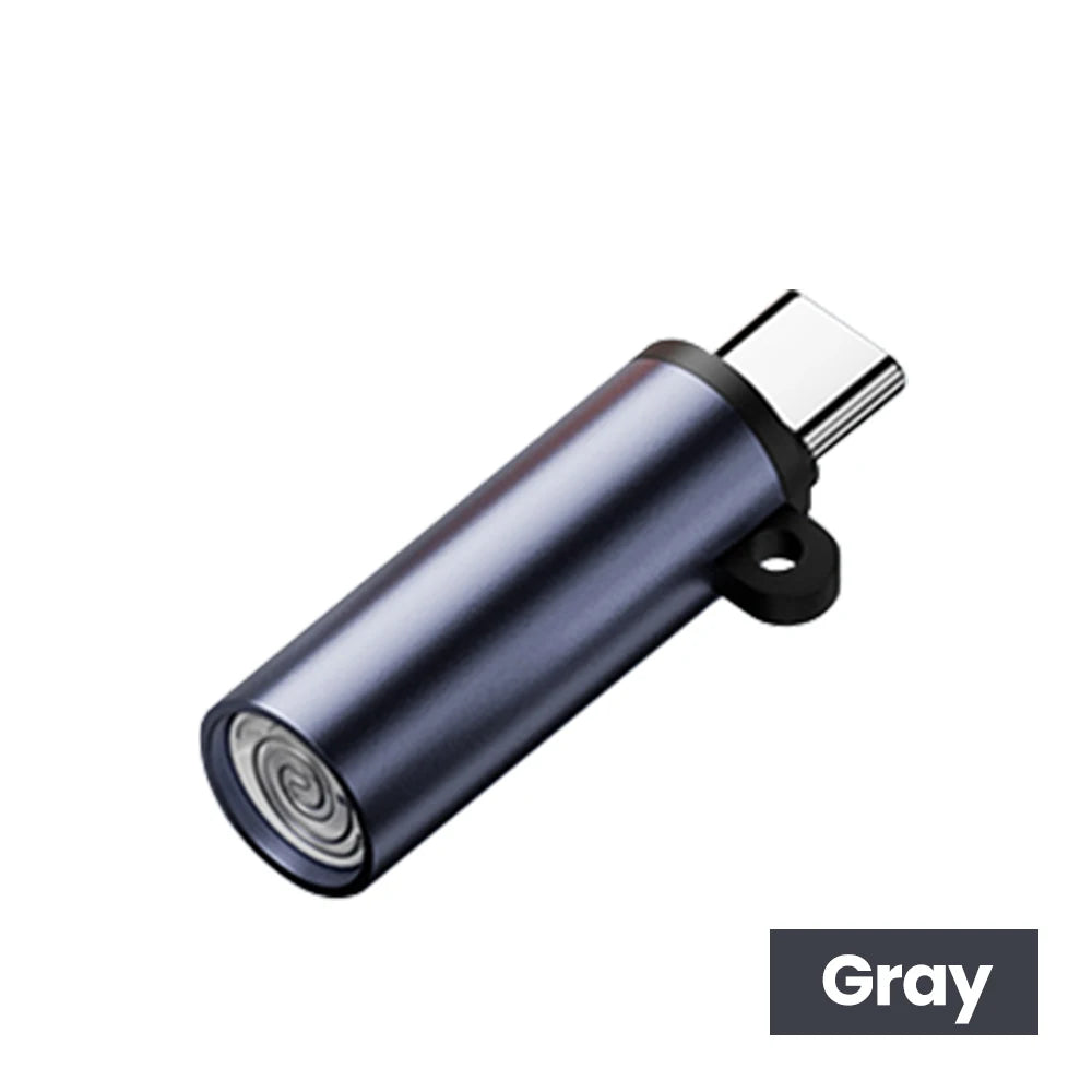 Type-C Mobile Cigarette Lighter Adapter Air Blowing Cigarette Lighter Outdoor Safety Portable Mini Cigarette Lighting Artifac
